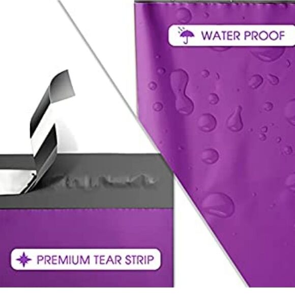 Poly Mailers XLARGE 50 piece Starter Pack w/Stickers - Picture 12 of 16